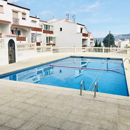Angeles 29 - Casa Adosada En - Piscina Comunitaria - Barbacoa - Parking Roses